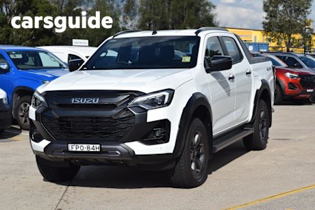 White 2025 Isuzu D-MAX Crew Cab Utility X-Terrain (4X4)