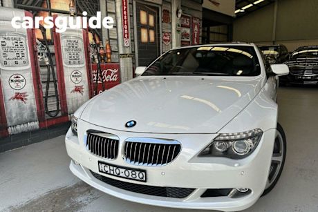 White 2009 BMW 650I Coupe
