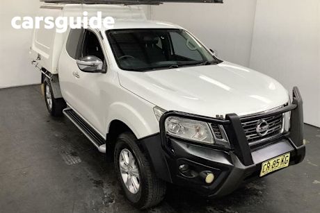White 2018 Nissan Navara King Cab Utility ST (4X4)