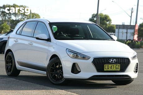 White 2018 Hyundai I30 Hatchback Active