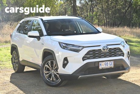 White 2022 Toyota RAV4 Wagon GXL (awd) Hybrid
