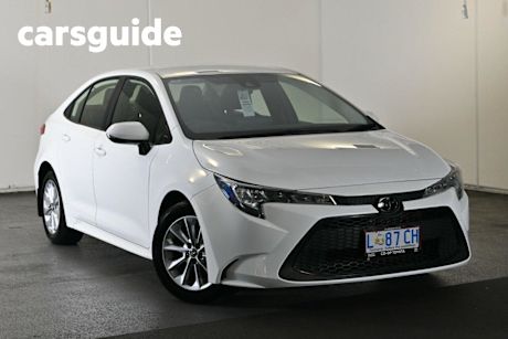 White 2021 Toyota Corolla Sedan Ascent Sport