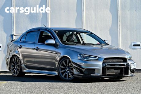 Grey 2014 Mitsubishi Lancer Sedan Ralliart
