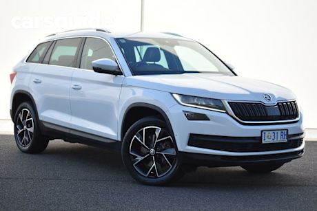 White 2019 Skoda Kodiaq Wagon 132 TSI (4X4)