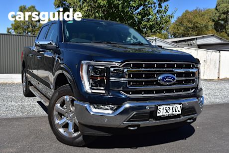 Blue 2023 Ford F150 Double Cab Pick Up Lariat LWB (4WD)