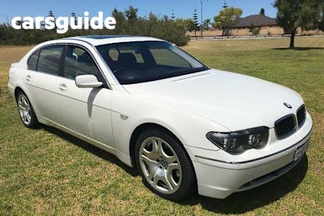 White 2003 BMW 745LI Sedan