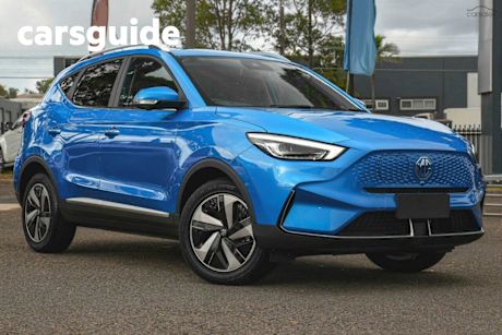 Blue 2023 MG ZS EV Wagon Long Range