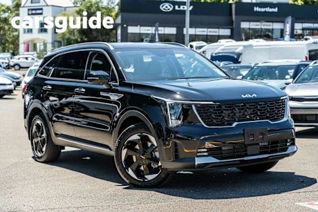 Black 2025 Kia Sorento Wagon Sport+ 7 Seat