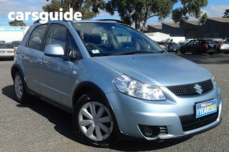 Blue 2011 Suzuki SX4 Hatchback