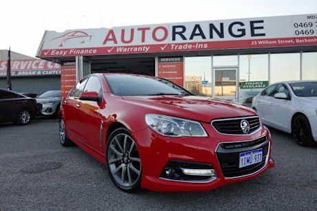 Red 2014 Holden Commodore Sedan