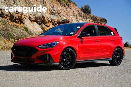 Red 2025 Hyundai I30 Hatchback N Premium With Sunroof