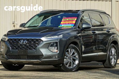Green 2020 Hyundai Santa FE Wagon Elite Crdi (awd)