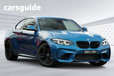 Blue 2017 BMW M2 Coupe