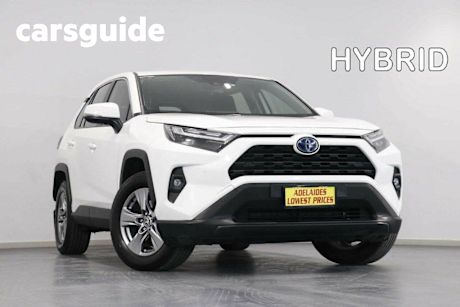 White 2021 Toyota RAV4 Wagon GX (awd) Hybrid