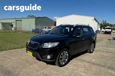 Black 2011 Hyundai Santa FE Wagon Highlander Crdi (4X4)