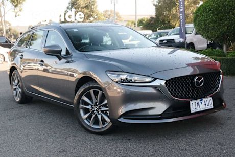 Grey 2023 Mazda 6 Wagon G25 Sport