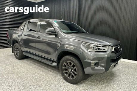 Grey 2021 Toyota Hilux Double Cab Pick Up Rogue (4X4)