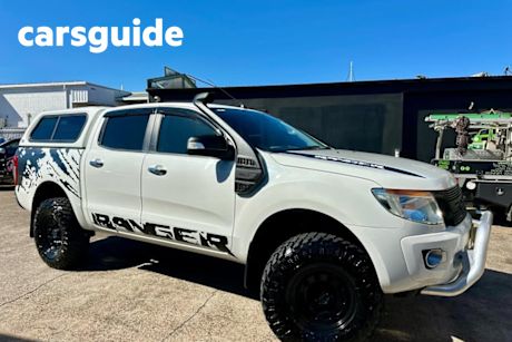 White 2015 Ford Ranger Dual Cab Utility XLT 3.2 (4X4)