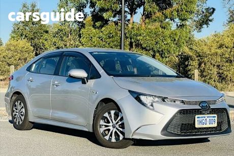 Silver 2021 Toyota Corolla Sedan Ascent Sport (hybrid)