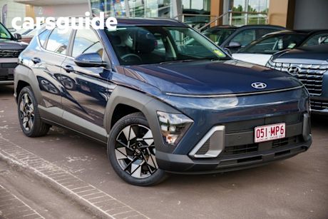 Blue 2025 Hyundai Kona Wagon Hybrid