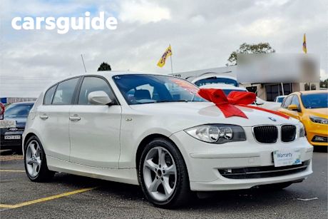 White 2010 BMW 120I Hatchback