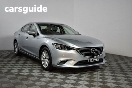 Silver 2017 Mazda 6 Sedan Touring