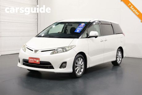 White 2012 Toyota Estima Wagon ACR50 AERAS WAGON 7ST 5DR CVT 6SP 2.4I