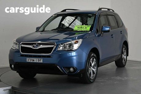 Blue 2014 Subaru Forester Wagon 2.5I