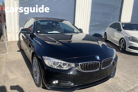 Black 2014 BMW 420D Convertible Luxury Line