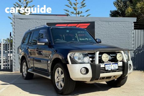 Blue 2007 Mitsubishi Pajero Wagon VR-X LWB (4x4) NS