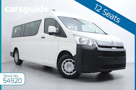 White 2023 Toyota Hiace Bus Slwb Commuter (12 Seats)