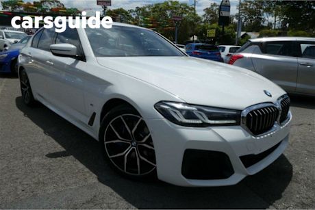 White 2023 BMW 530D Sedan M Sport LCI