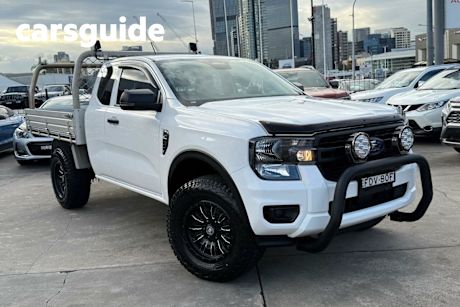 White 2023 Ford Ranger Cab Chassis XL 2.0 (4X4)