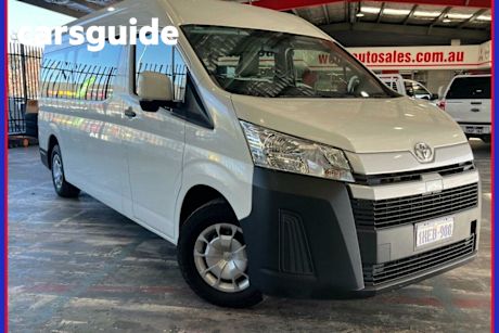 White 2020 Toyota Hiace Commercial Commuter High Roof Super LWB