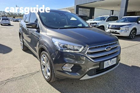 Grey 2019 Ford Escape Wagon Titanium (awd)