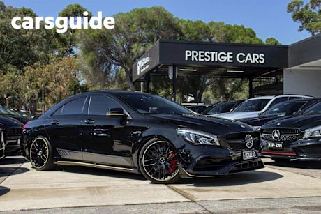 Black 2017 Mercedes-Benz CLA45 Coupe 4Matic