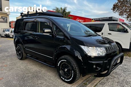 Black 2015 Mitsubishi Delica Commercial D:5