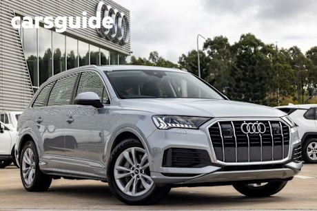 Silver 2022 Audi Q7 Wagon 45 TDI Quattro Mhev