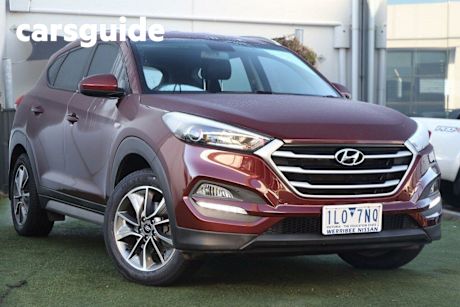 Red 2017 Hyundai Tucson Wagon Active X 2WD