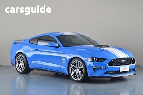 Blue 2022 Ford Mustang Fastback GT 5.0 V8