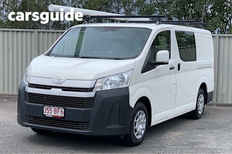 White 2020 Toyota Hiace Commercial LWB