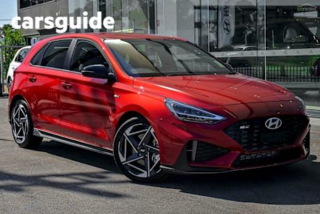 Red 2025 Hyundai I30 Hatchback N Line Mhev