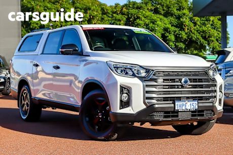 White 2022 Ssangyong Musso Crew Cab Pickup Ultimate