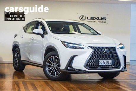 White 2024 Lexus NX350H Wagon Luxury Hybrid 2WD
