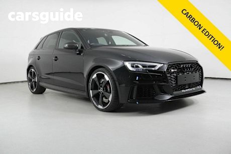 Black 2020 Audi RS 3 Sportback 2.5 Tfsi Quattro Carbon Editn