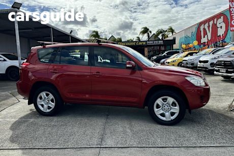 Red 2009 Toyota RAV4 Wagon CV (4X4)