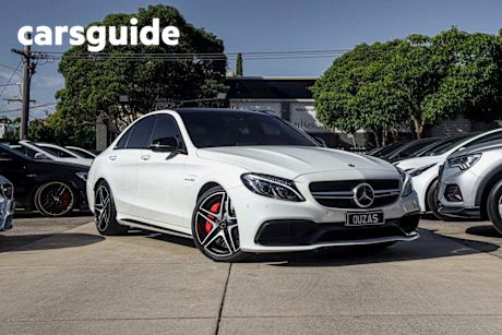 White 2015 Mercedes-Benz C63 Sedan S Edition 1