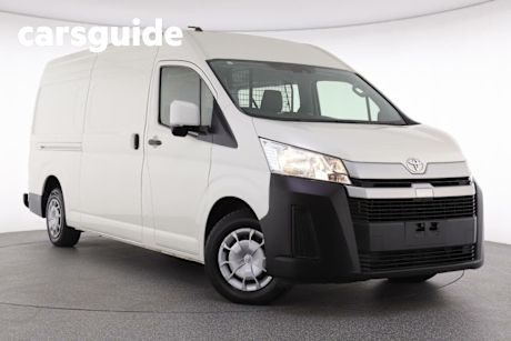 White 2020 Toyota Hiace Van Slwb