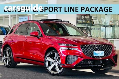 Red 2024 Genesis GV70 Wagon 2.5T LUX