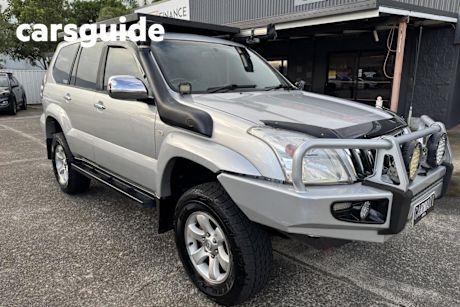 Silver 2004 Toyota Landcruiser Prado Wagon GXL (4X4)